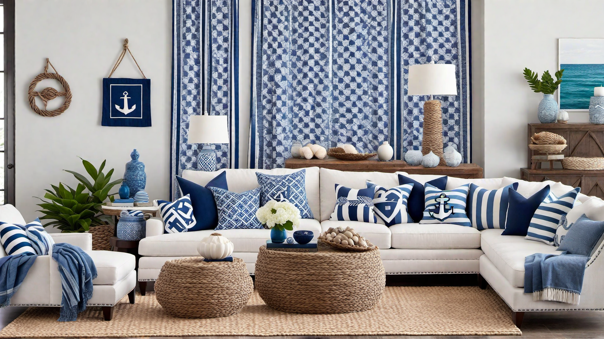 Nautical Vibes: Stripes and Anchors