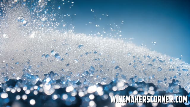 Wine Acid Crystals Precipitation