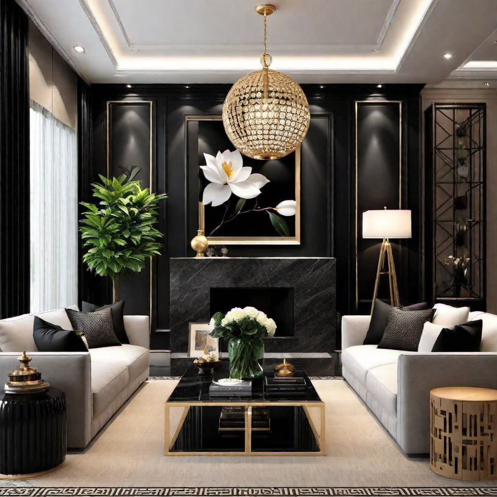 Industrial Chic: Black Accent Wall in Warehouse Conversion