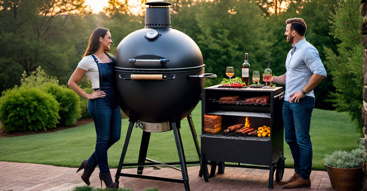 9. DIY Smoker BBQ Grill Pit for Flavorful Results