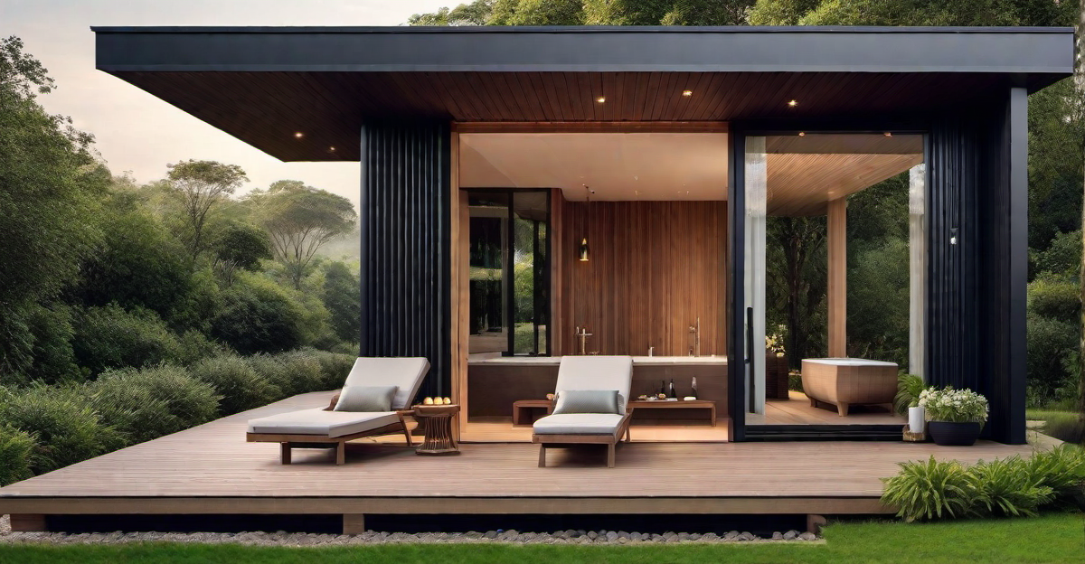 Luxurious Haven: Stilt House with Spa and Relaxation Deck