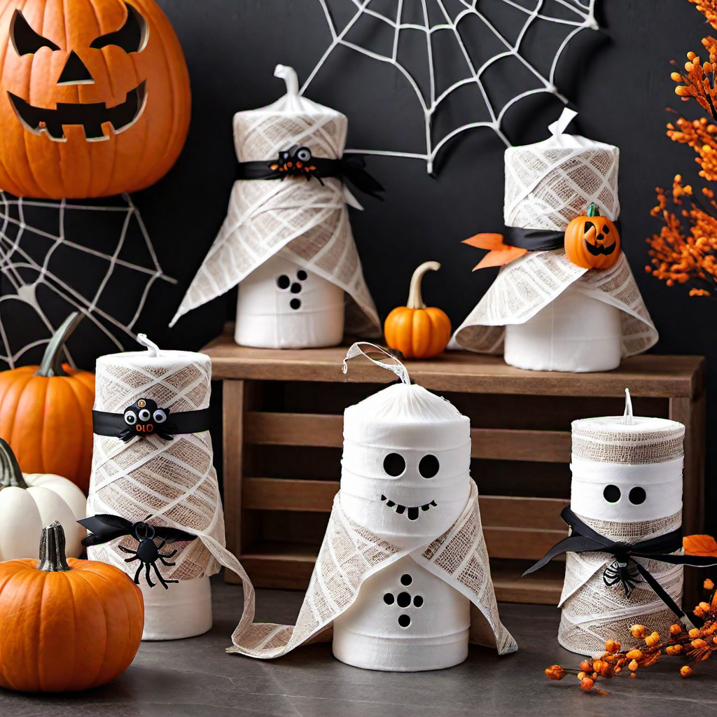 Mummy Mania: Toilet Paper Mummy Decorations