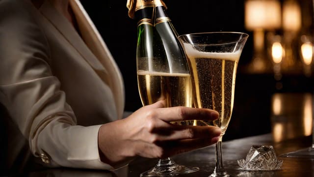 How To Hold Champagne Glass