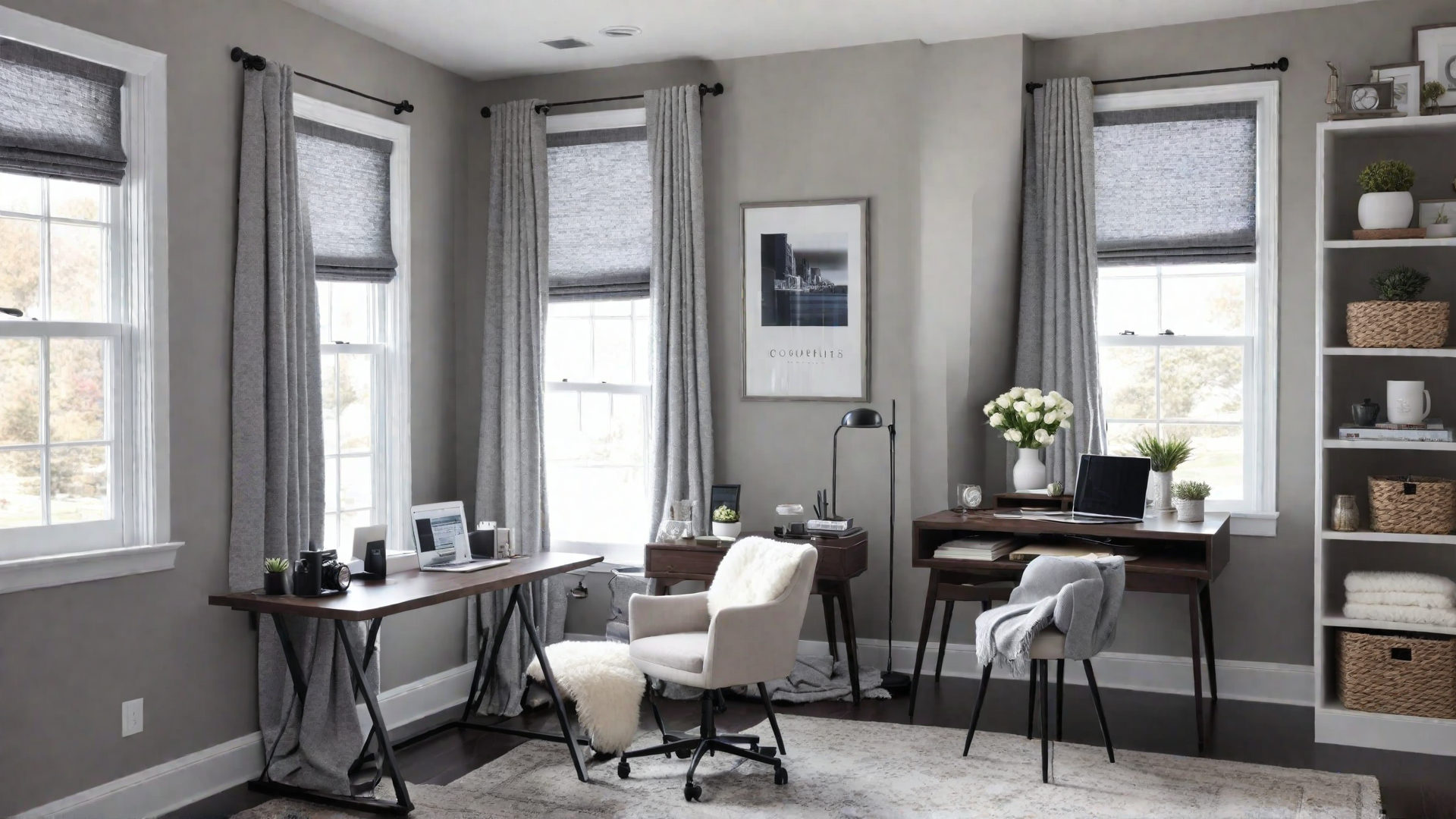 Creating a Cozy Office with Soft Textiles