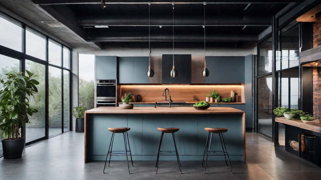 Urban Chic: Contemporary Kitchen in a City Loft