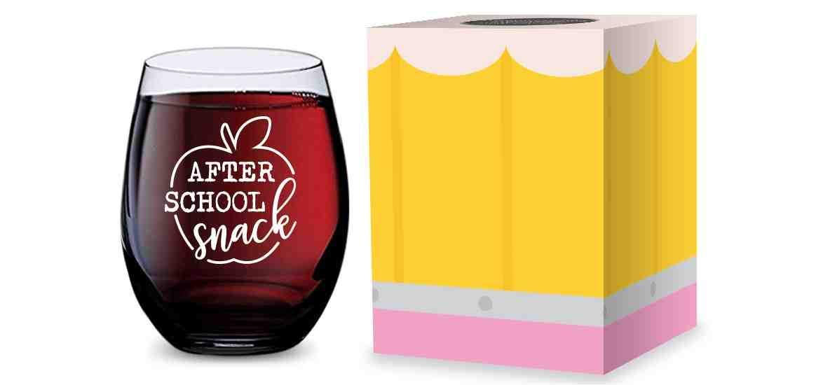 GSM Brands Stemless Wine Glass