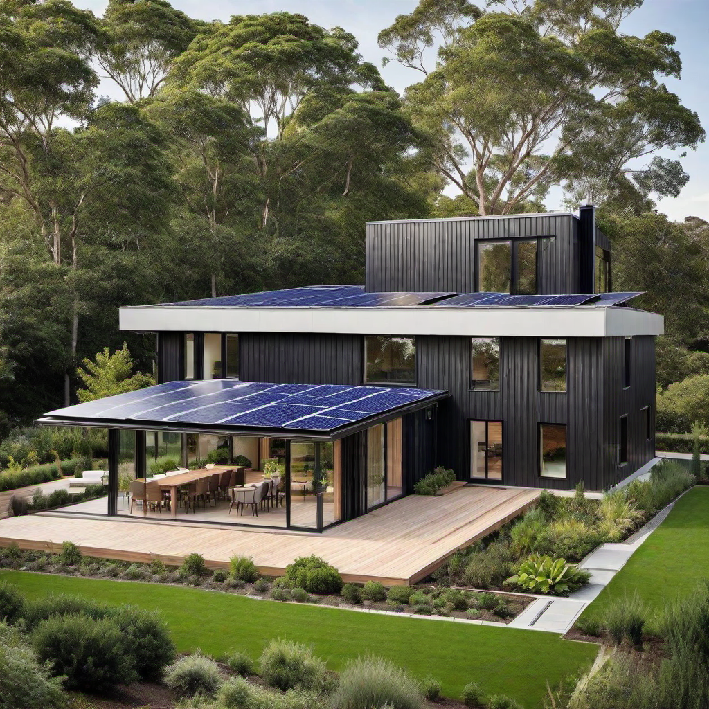 Eco-Friendly Features: Modern Sustainable House Exterior