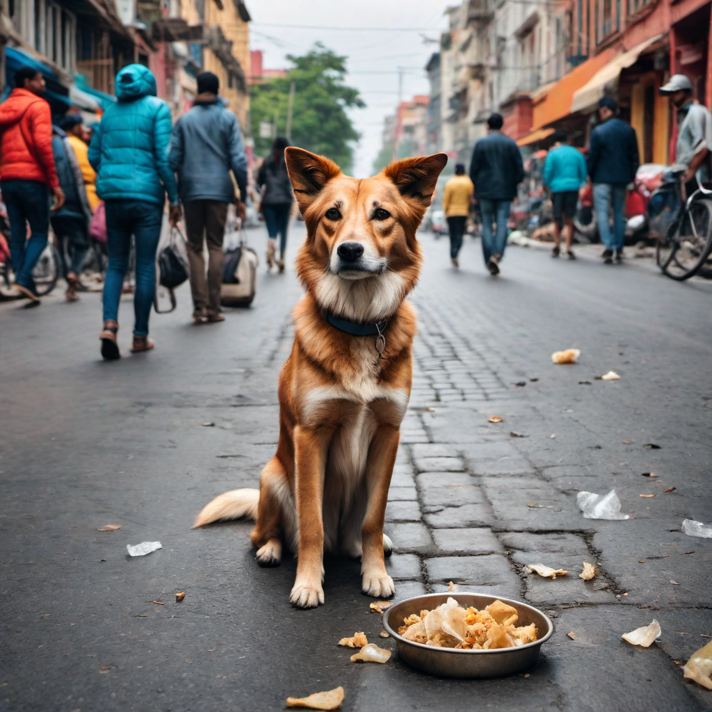 The Life of a Stray Dog: Daily Struggles