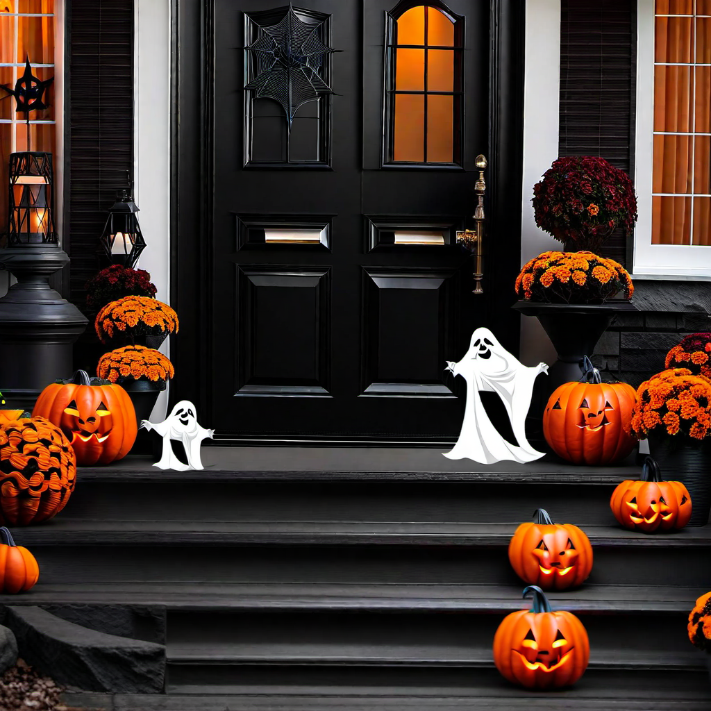 Phantom Steps: Ghost Footprints Leading to the Door