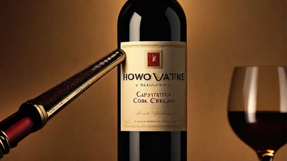 How To Remove Cork From Wine Bottle With Corkscrew