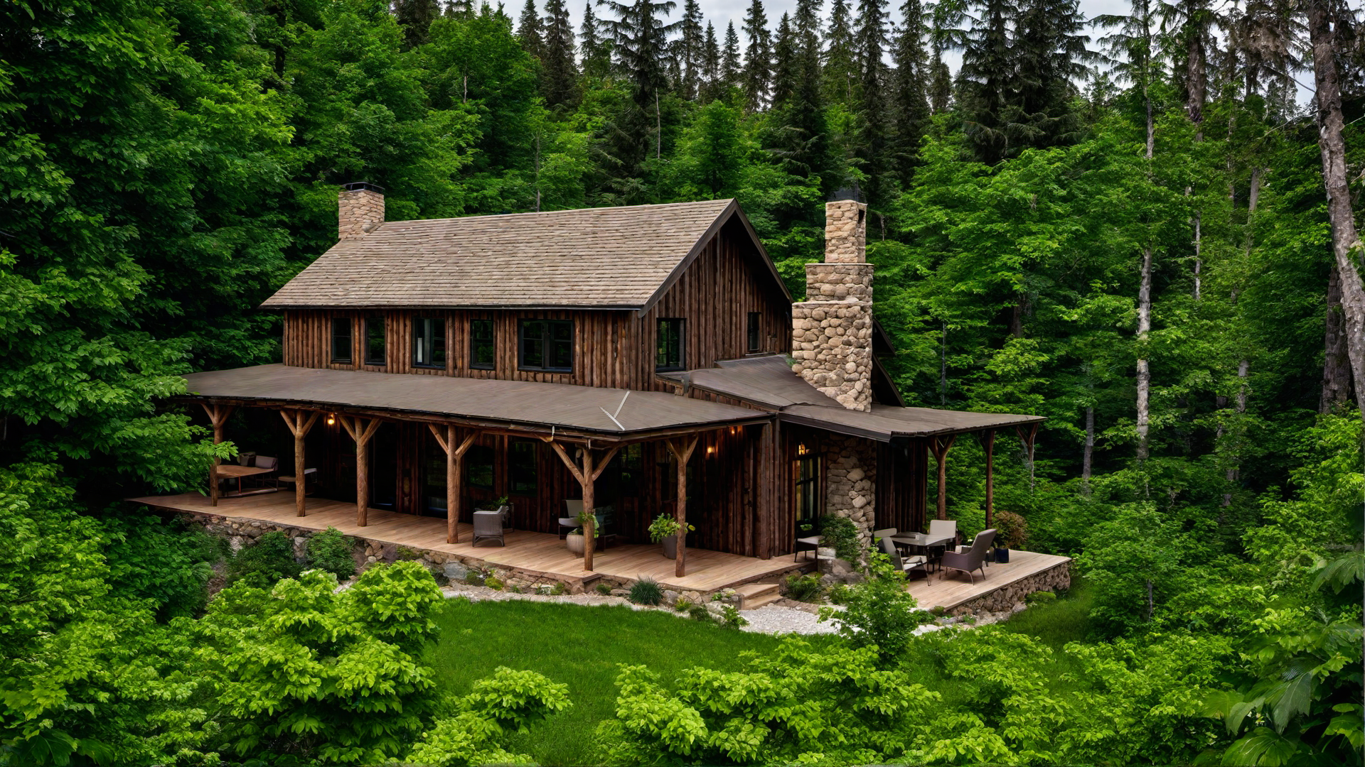 Wilderness Hideaway: Camouflaged Designs for Rustic Cabins