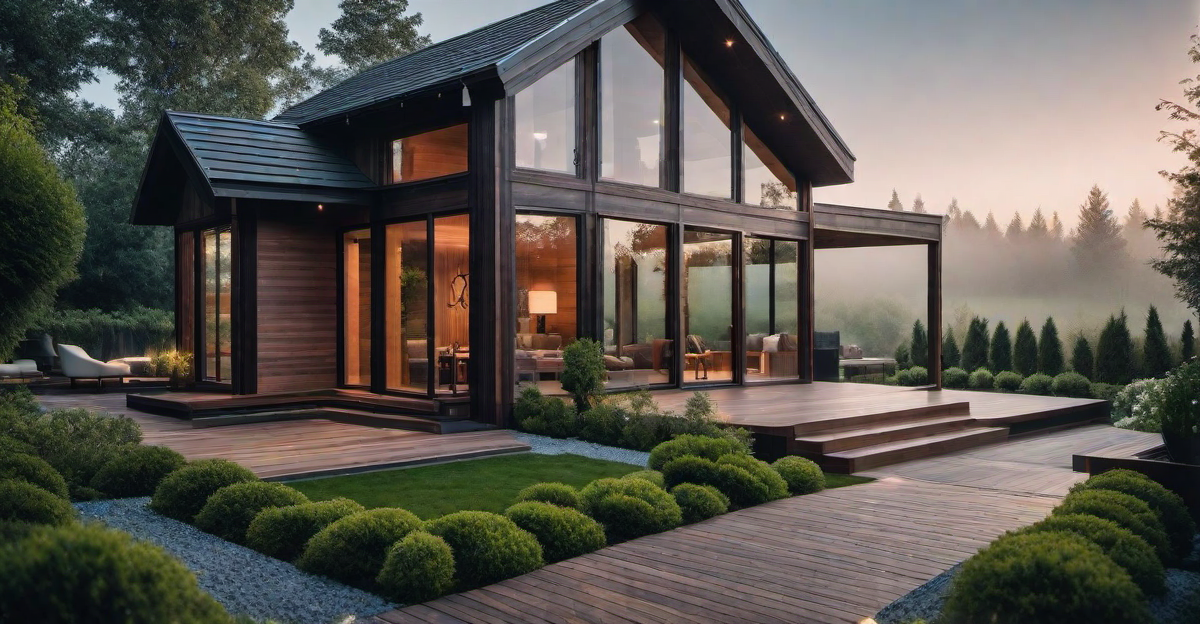 Rustic Charm: Incorporating Wood Accents in a Garden House
