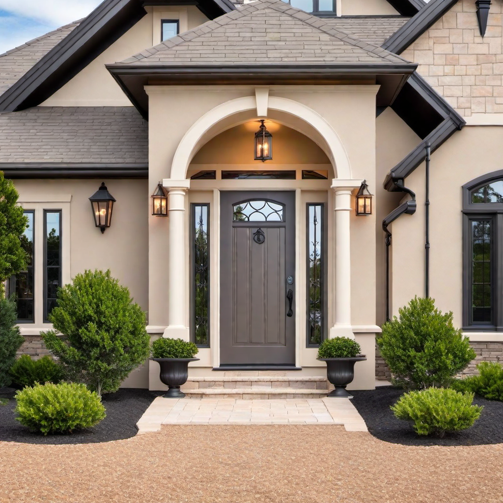 Charming Details: Wrought Iron Accents for House Exterior