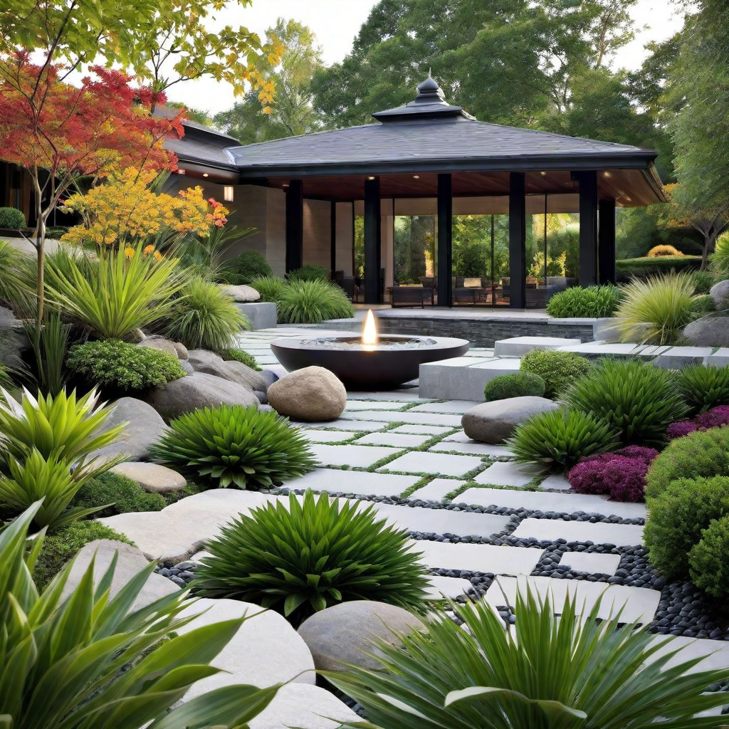Zen Retreat: Patio Design with Water Features