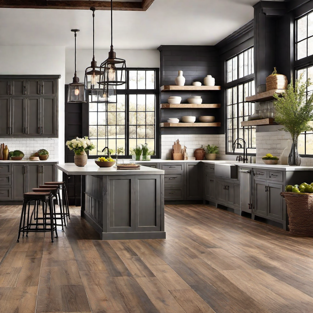 Industrial Farmhouse Flooring Options