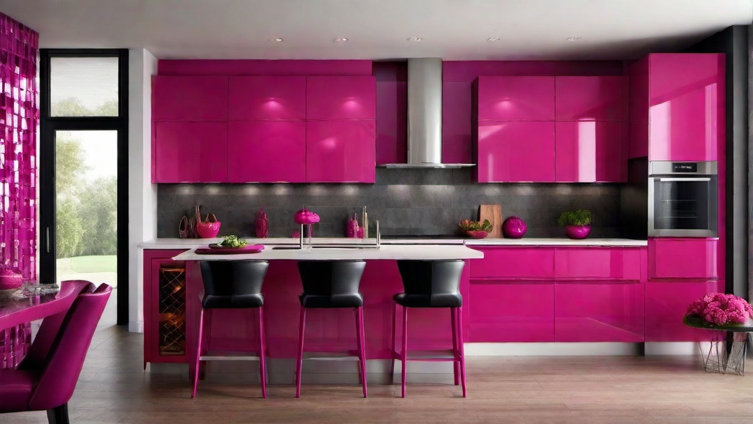 Sizzling Fuchsia: Adding Drama and Passion to the Kitchen Decor