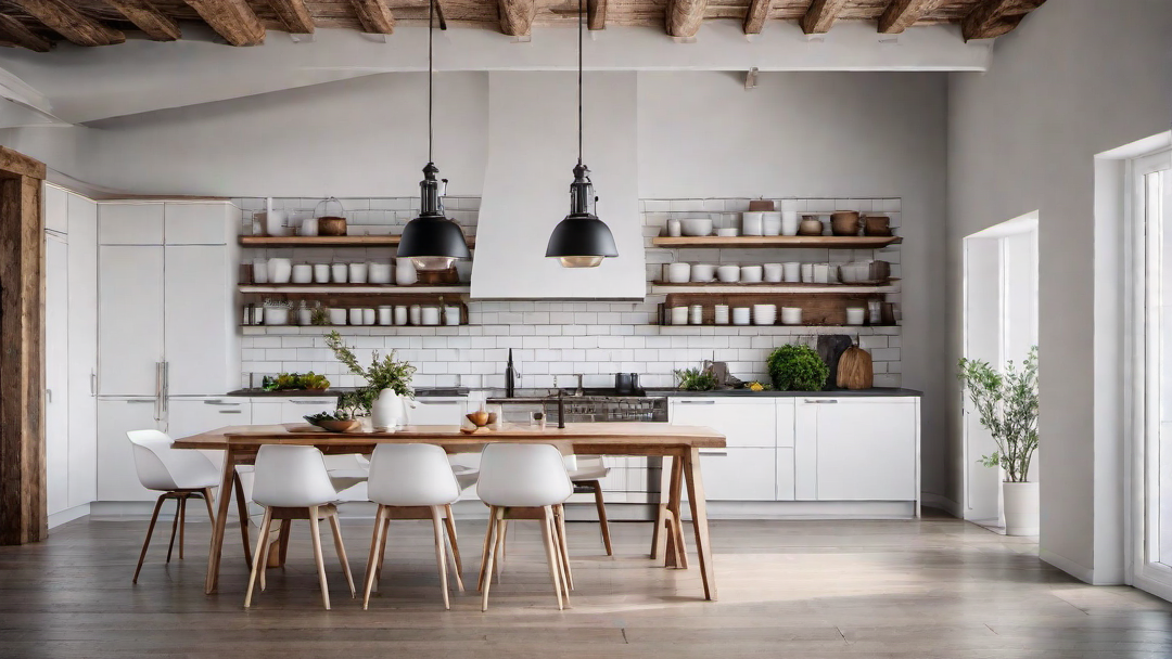 Country Cottage Feel: Rustic Charm in a Scandinavian Kitchen