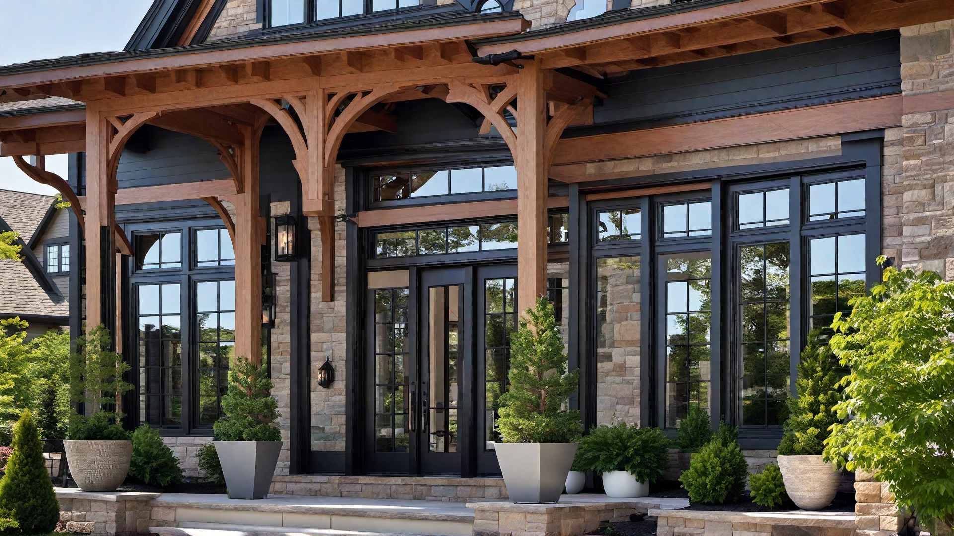 Transom Windows: Allowing Light into Craftsman Home Exteriors