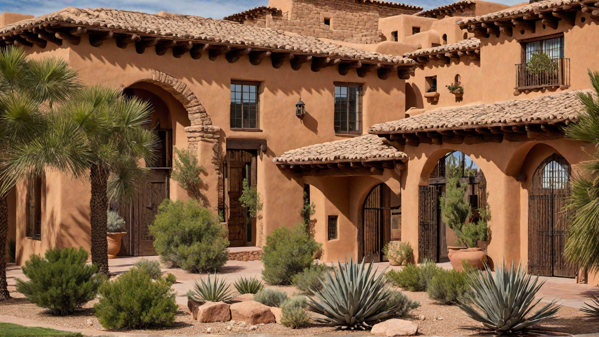 Southwestern Flair: Pueblo Style Adobe Homes