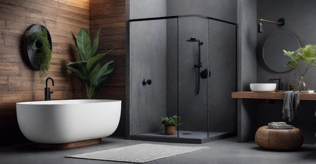 Industrial Chic: Concrete Sink with Unique Texture