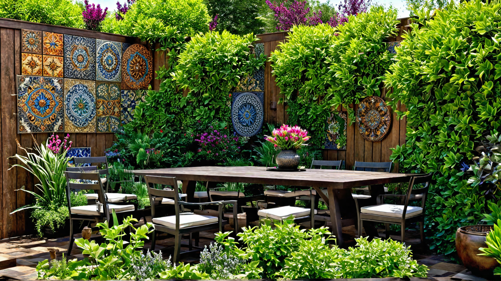 Eclectic Outdoor Wall Art