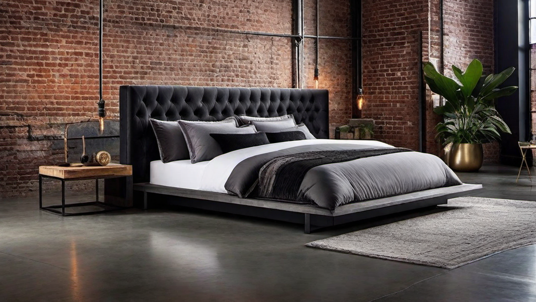 A Loft-style Industrial Bedroom