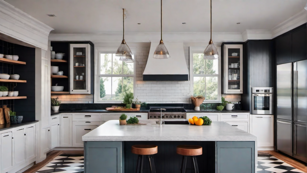Checkerboard Tiles in Kitchens