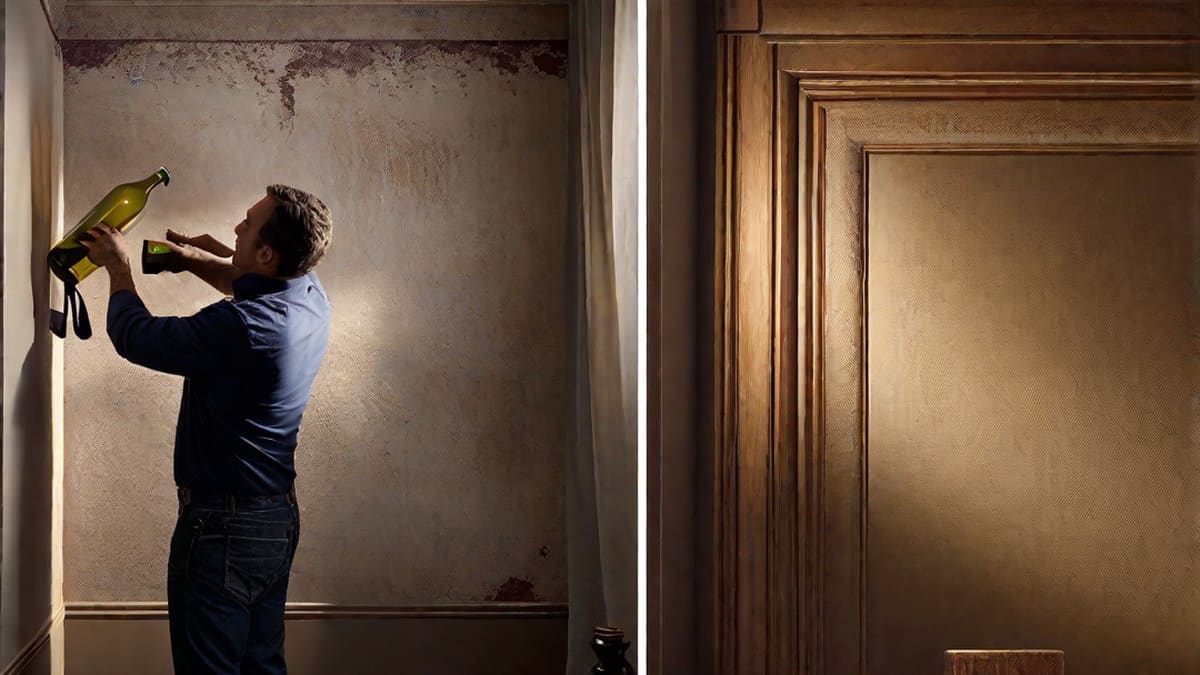 How To Get Wine Off The Wall