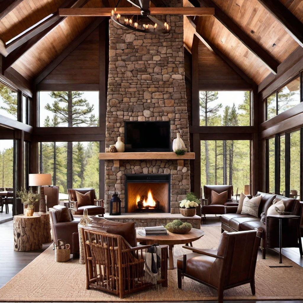 Luxurious Cabin Retreat: High-End Finishes for a Vacation Home