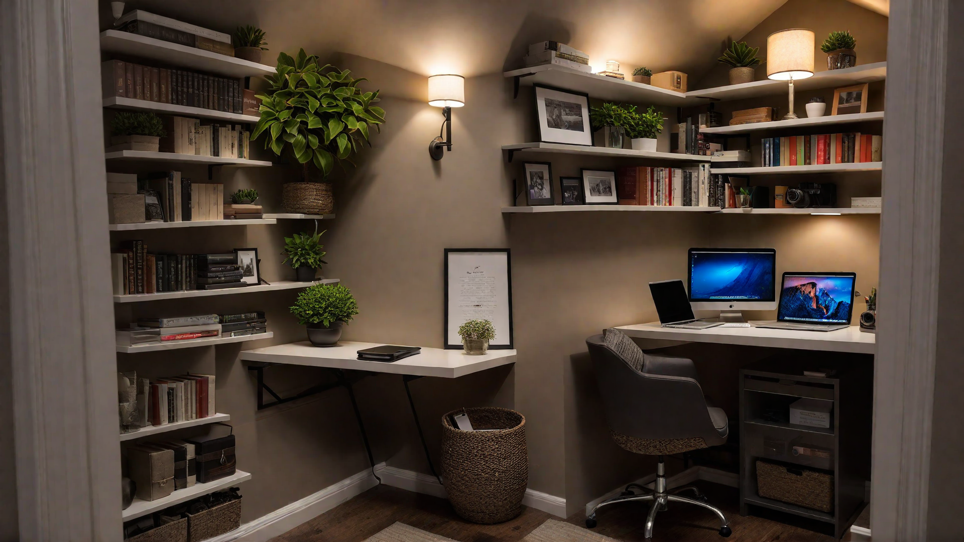 Converting a Spare Nook into a Desk Area