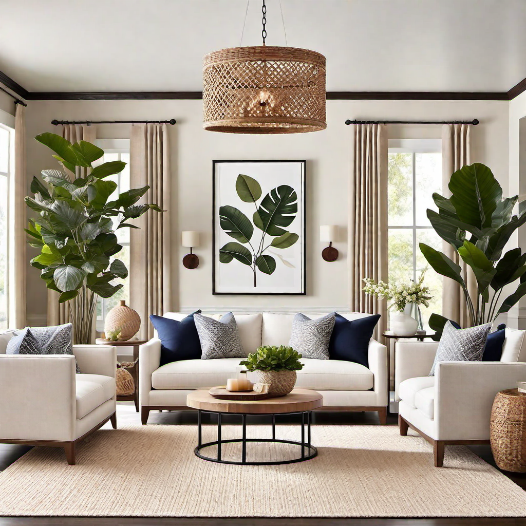 Earthy Elements: Colonial Chic Natural Materials Usage