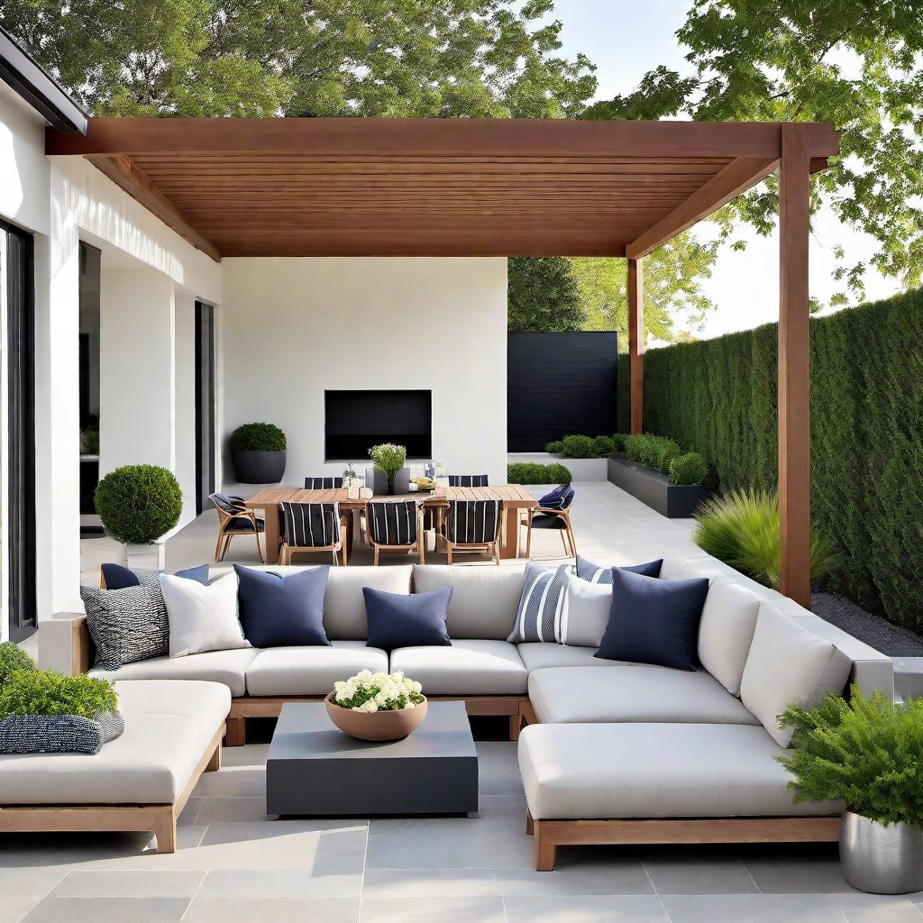 Minimalist Elegance: Clean Lines and Simple Design for a Modern Patio
