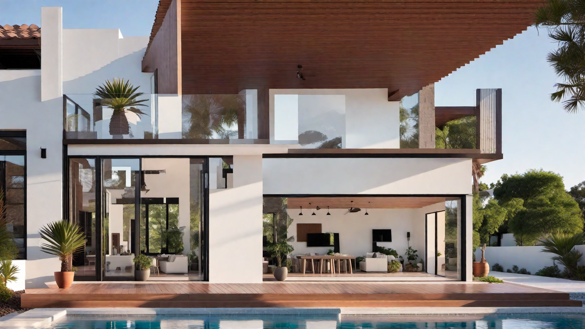 Clean Lines with Traditional Mexican Roof Forms