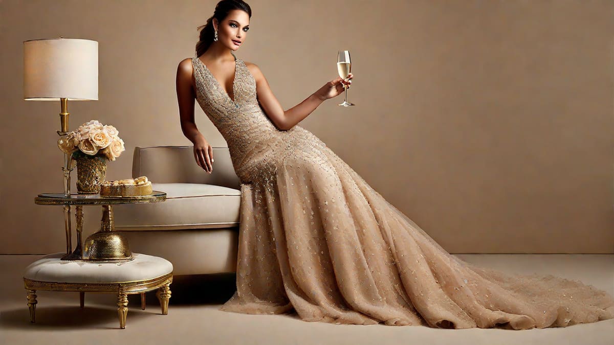 What Color Accessories With Champagne Dress