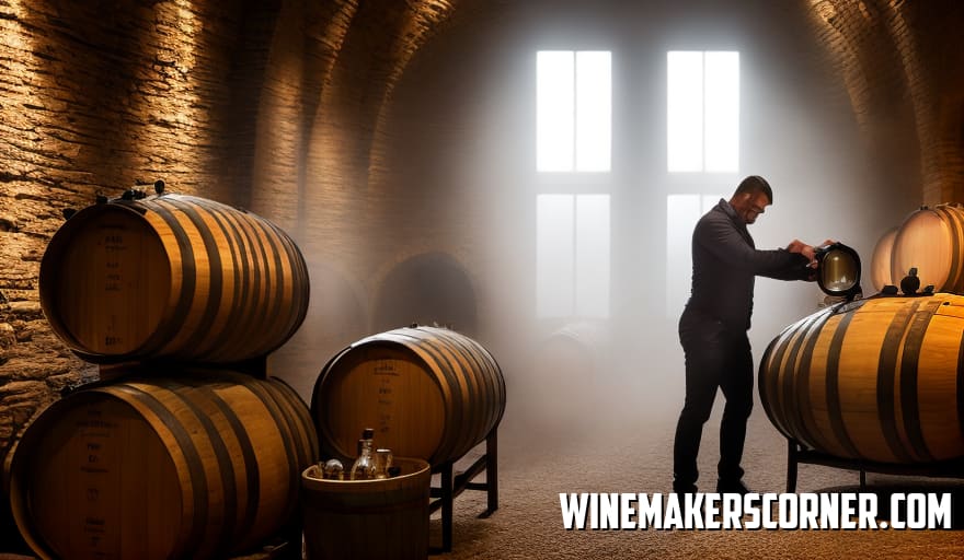 Controlling Oxidation Making Wine