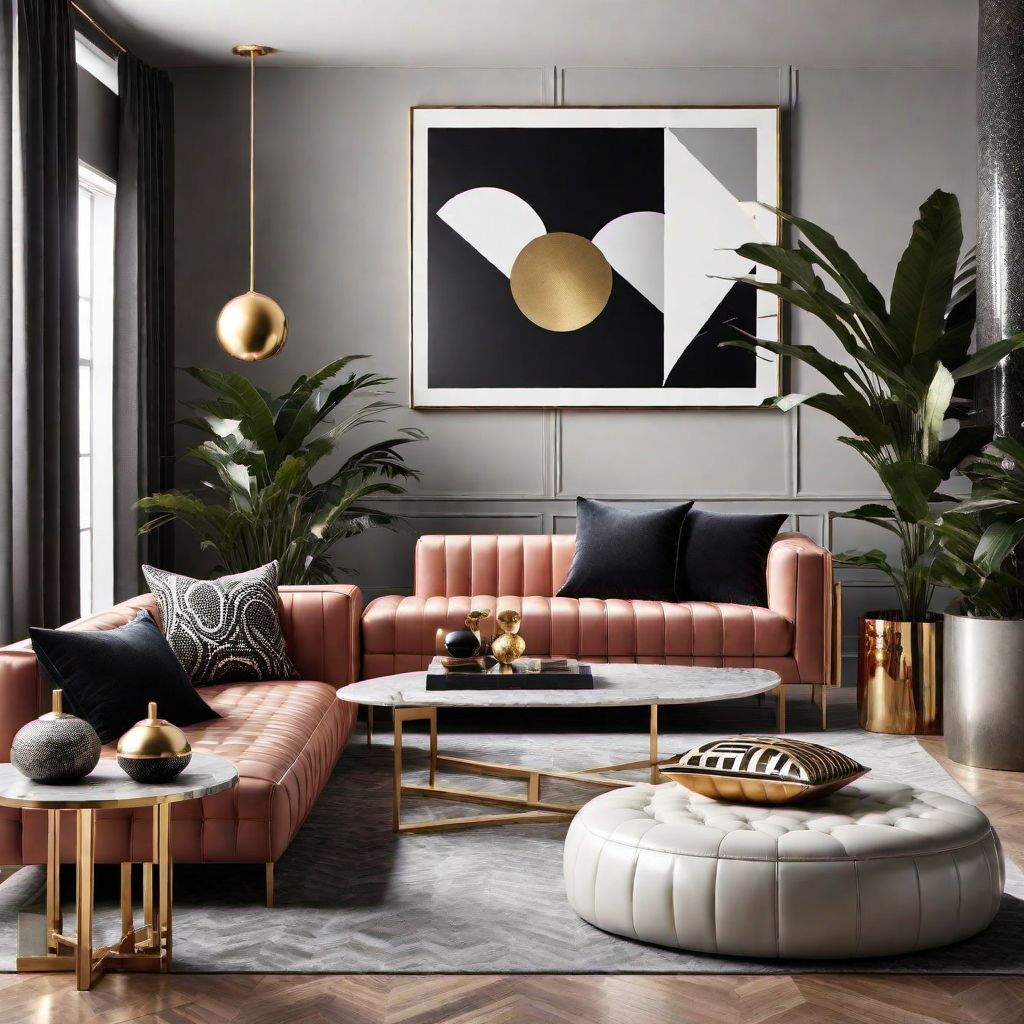 Metallic Finishes and High Shine: Glamour in 80s Home Decor