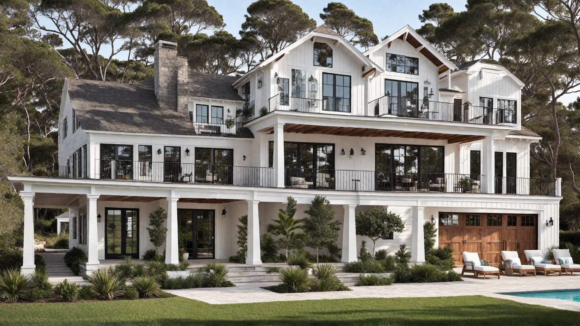 Coastal Farmhouse: Rustic Wood and Shiplap Details