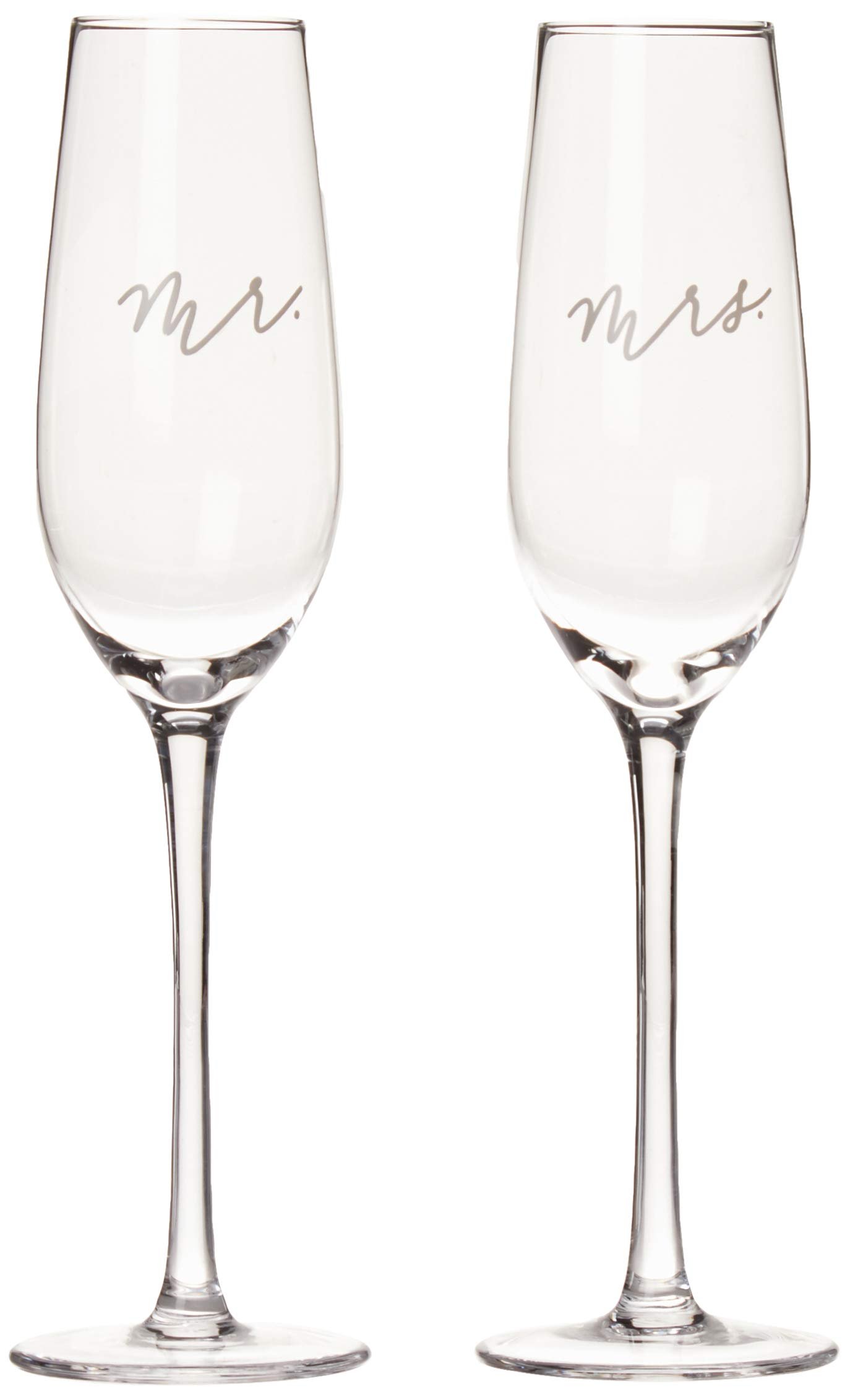 Pearhead Mr. & Mrs. Champagne Flute Set