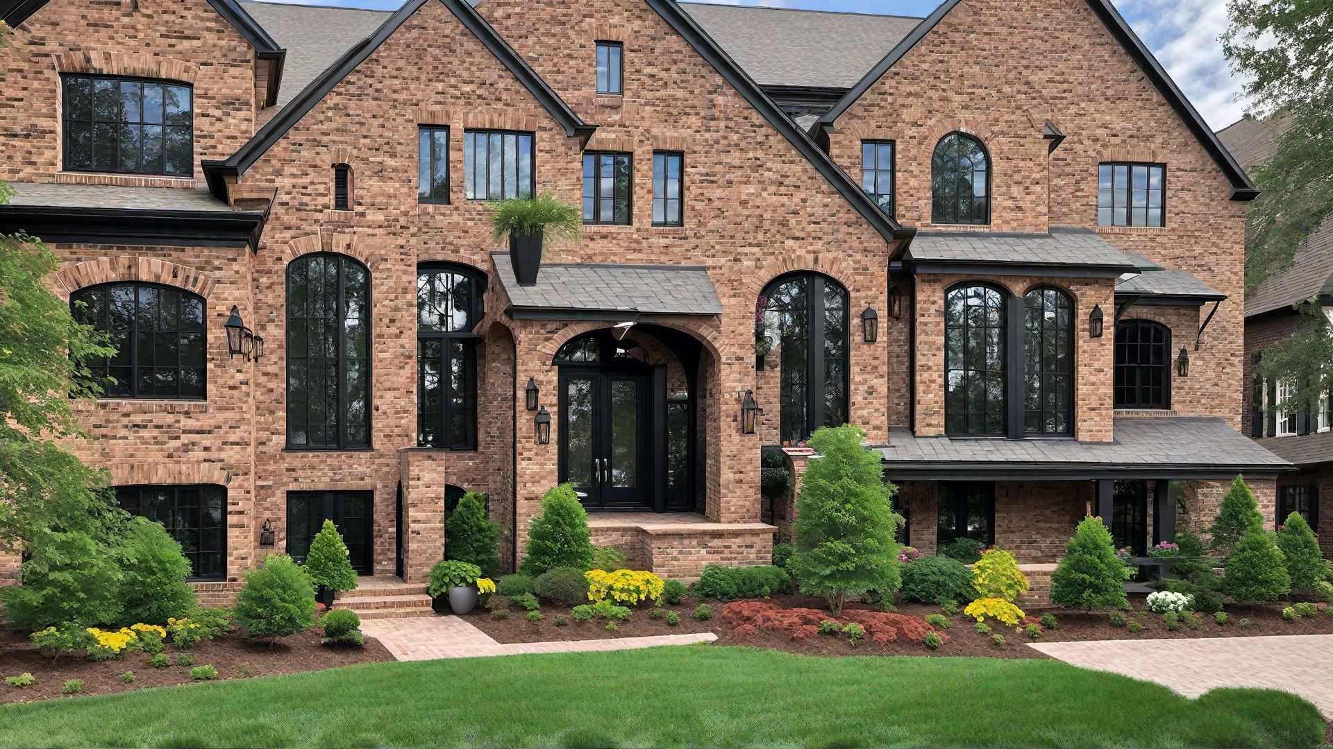 Eclectic Flair: Traditional Brick Home Accents