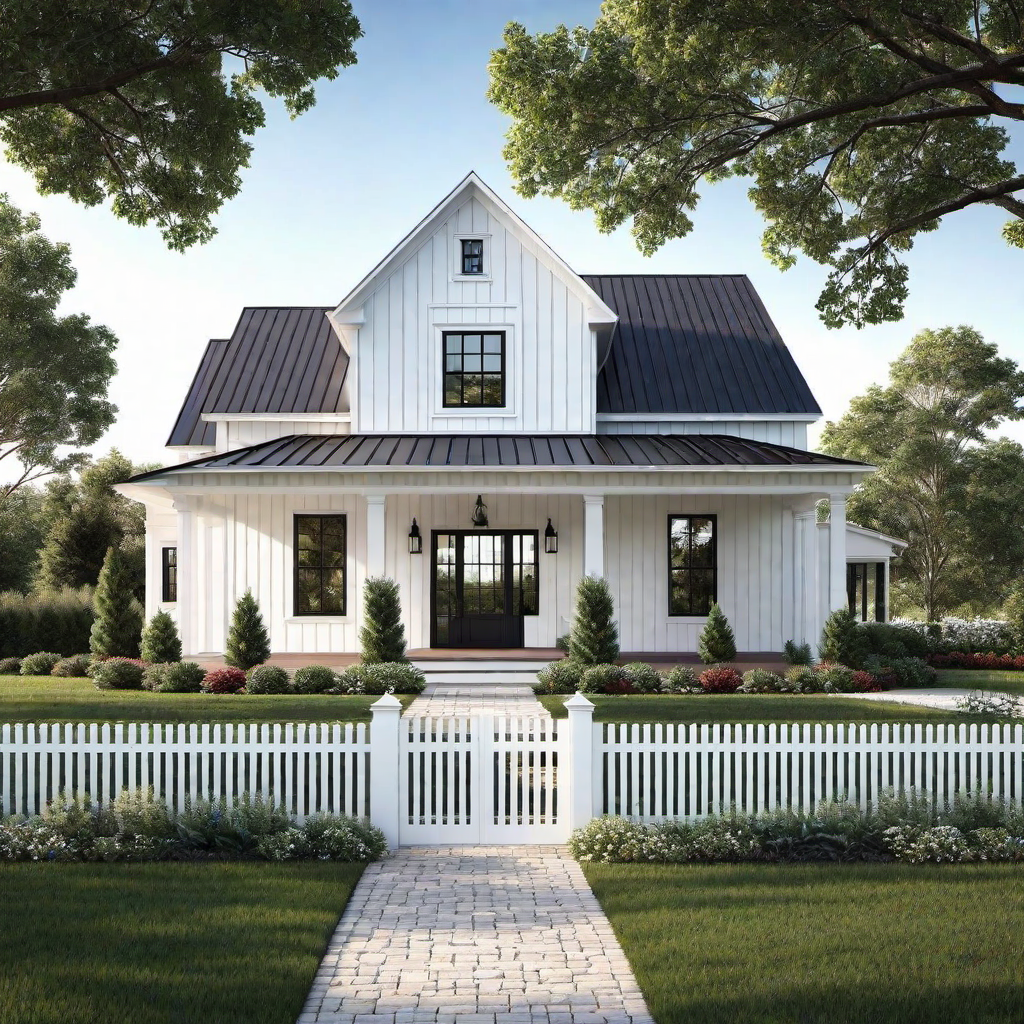Picket Fence Perimeter: Adding a Traditional Touch to Farmhouses