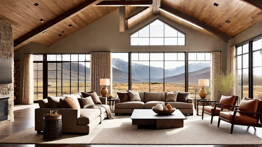 Natural Lighting: Large Windows and Sun-soaked Spaces