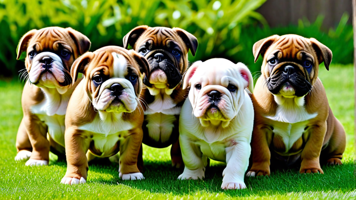 Learning to Walk: Bulldog Puppies