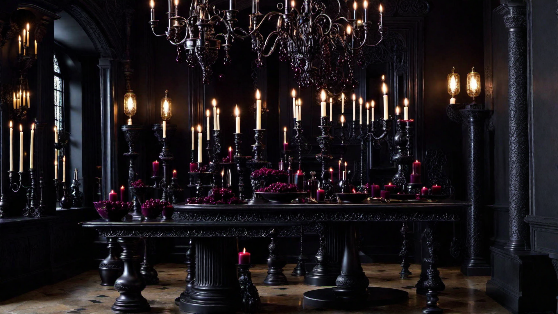 Witchy Kitchen: Dark and Mysterious Cooking Space