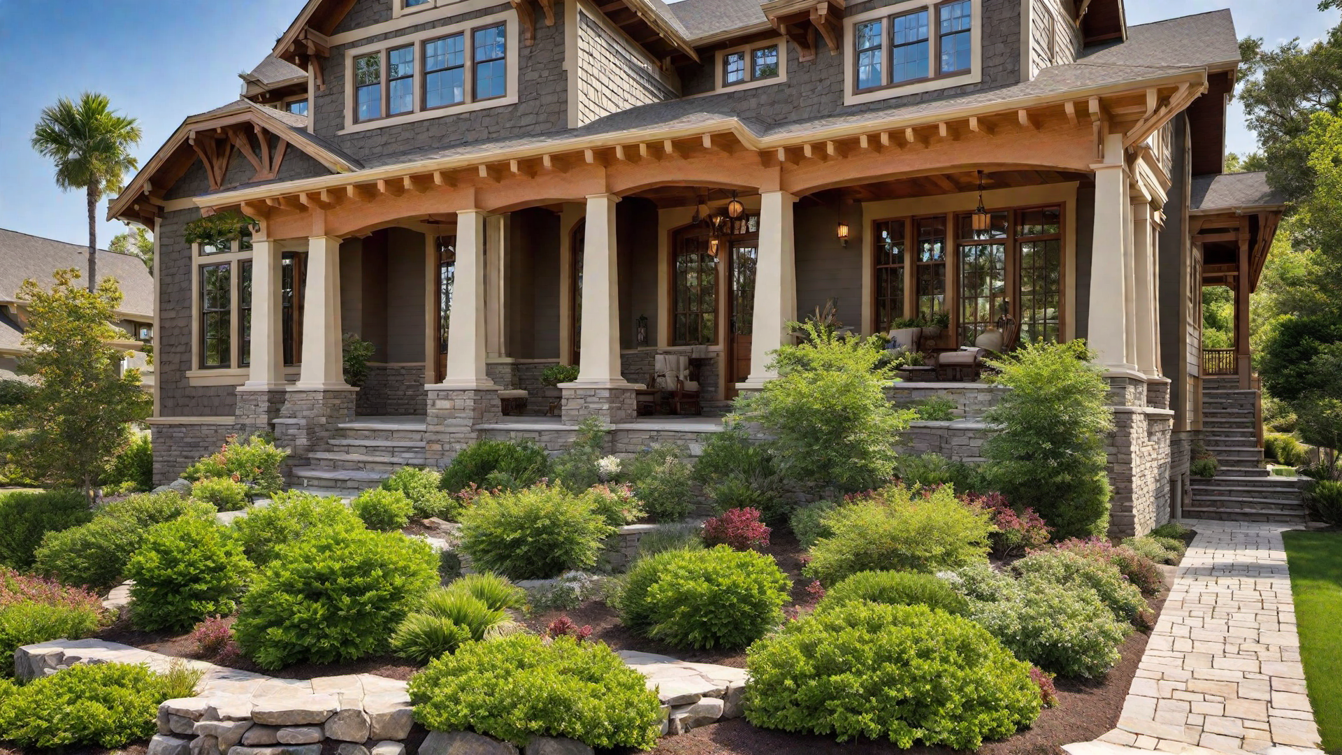 Beautifully Detailed Front Porch Railings