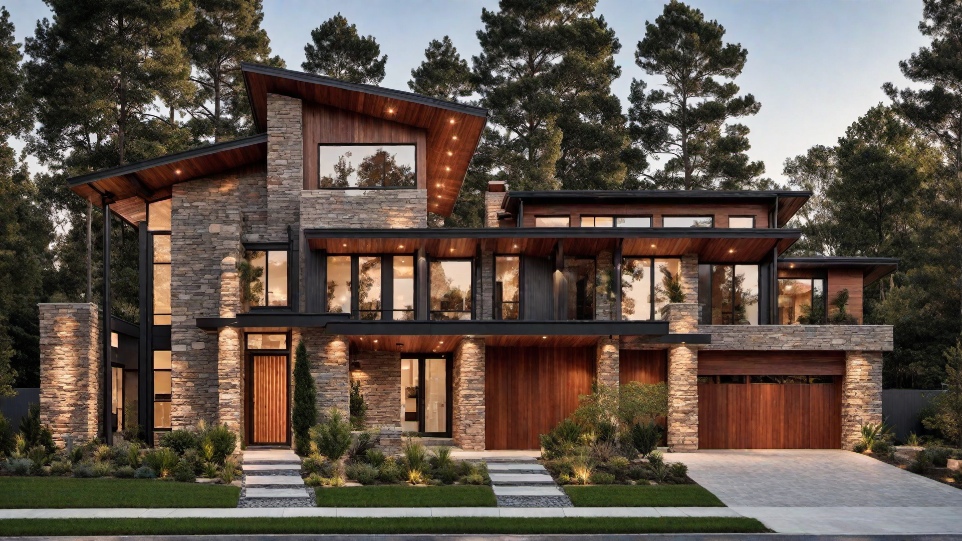 Mix of Materials: Stone, Brick, and Wood Combinations