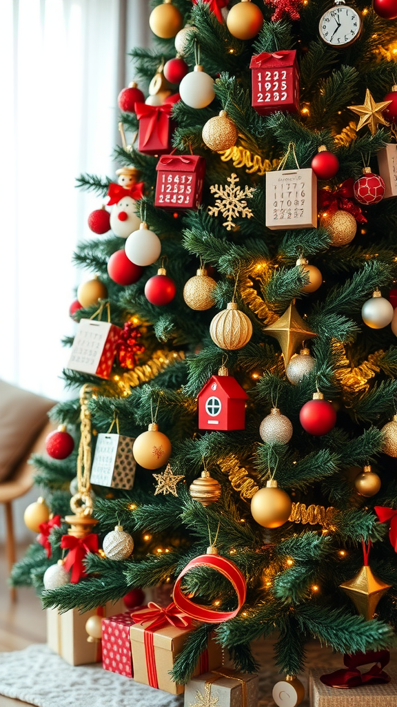 Traditional Advent Calendar Decorations