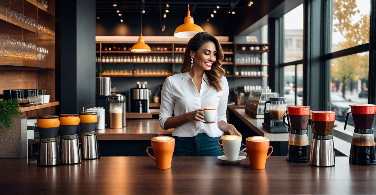 14. Vibrant Energizer: Adding Pops of Color to Your Coffee Bar Space