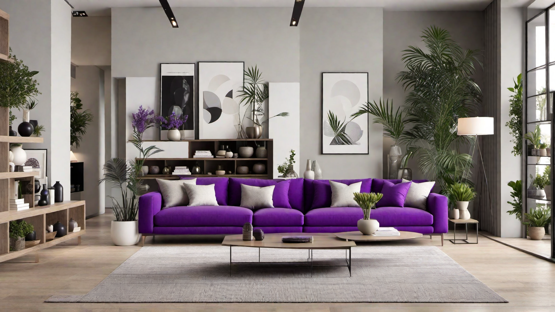 Purple Decorative Vases for a Sophisticated Display