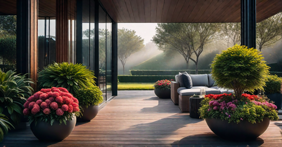 Container Gardening: Designing Lush Displays of Colorful Blooms