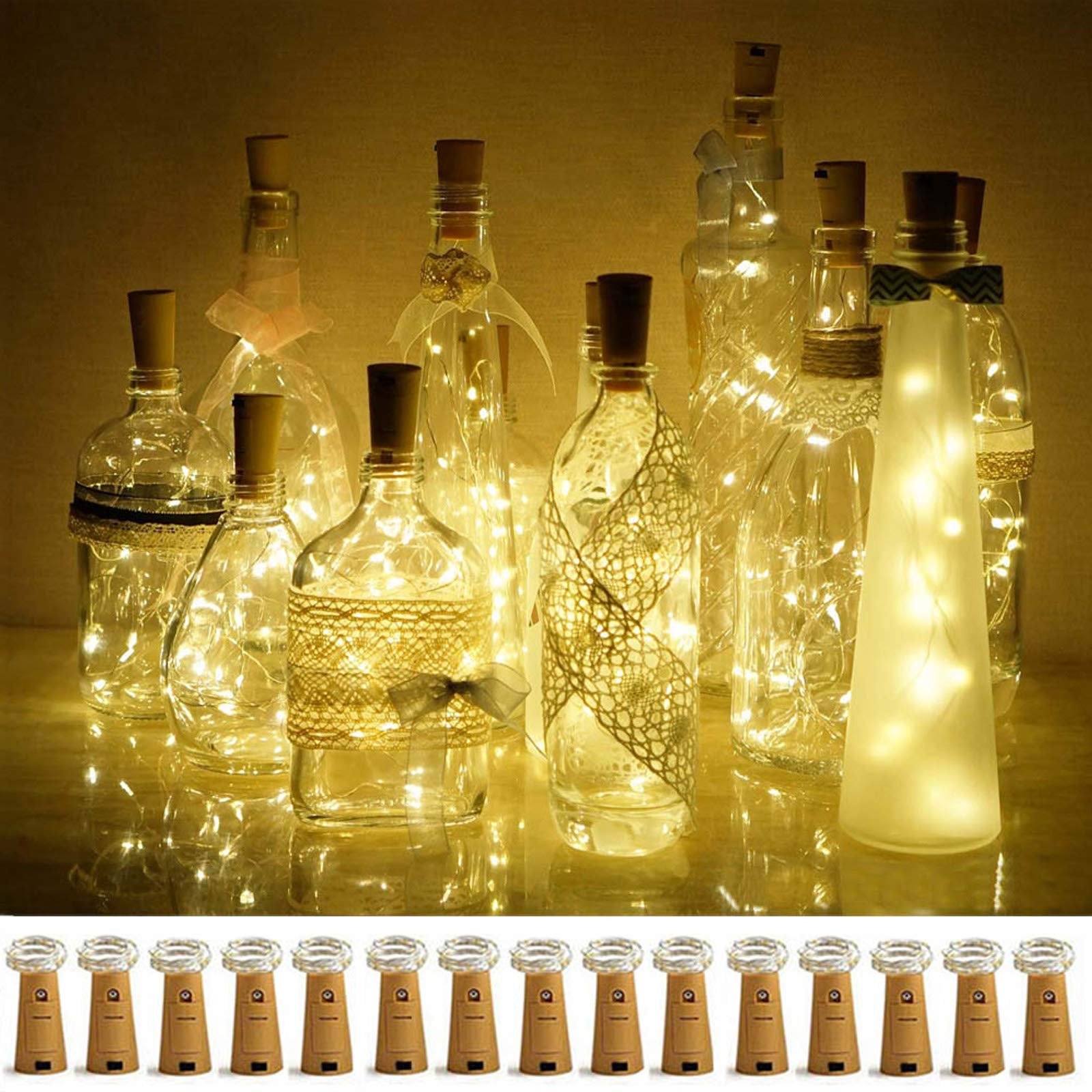 Decorman Wine Bottle Cork Lights